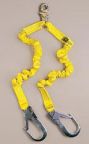 6" Shockwave2 Shock Absorbing Lanyard W/ Snap Hooks