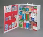 Three Shelf 25 Person Durable Metal Industrial First Aid Cab